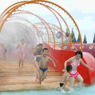 Equipo al aire libre del patio del laberinto del cangrejo de la diversión, juego grande de la aguamarina del parque del agua