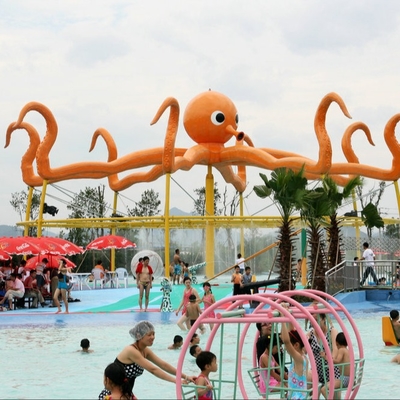 Espray modificado para requisitos particulares del pulpo de la altura de los 8m para el equipo del patio del agua de la aguamarina