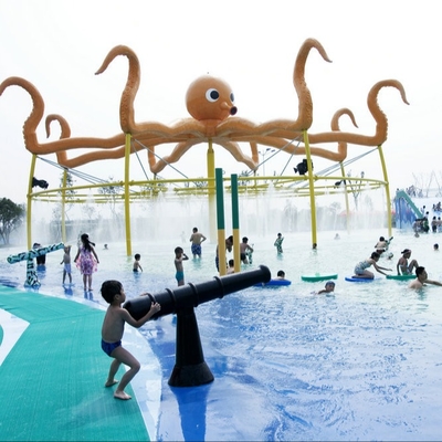 Espray modificado para requisitos particulares del pulpo de la altura de los 8m para el equipo del patio del agua de la aguamarina