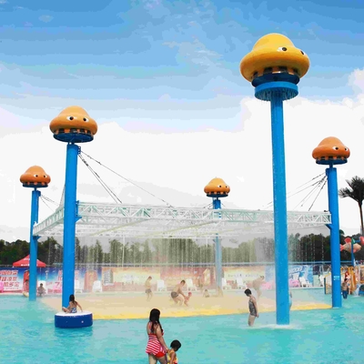El mundo de las medusas estructura el equipo al aire libre del parque del agua del juego de la aguamarina para la interacción de la familia