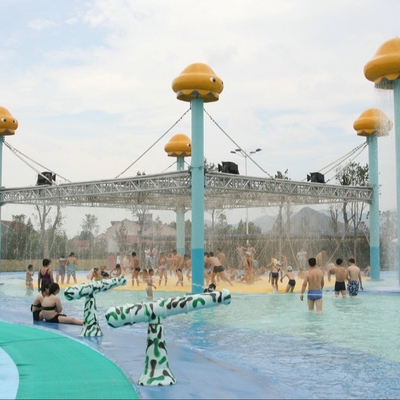 Estructuras acuáticas del juego de la aguamarina del mundo de las medusas del juego del agua del equipo grande de acero del parque