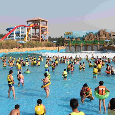 Ola de Tsunami Parque acuático personalizado Máquina de olas para la diversión familiar en el parque acuático 3 metros