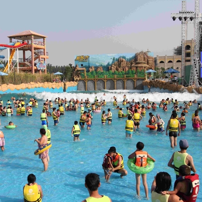 Casa artificial tsunami océano olas de agua piscina parque con olas de surf vacío de 3 metros de altura
