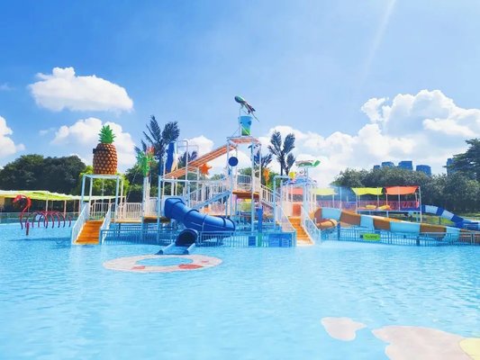 Estudio de viabilidad Parque acuático mariposa Parque acuático para niños Equipo de juegos acuáticos para salpicar agua