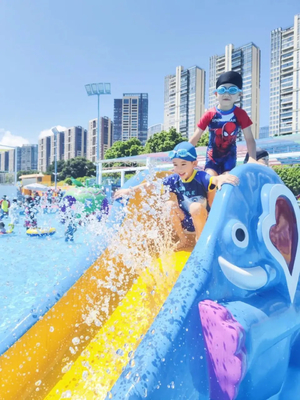 Estudio de viabilidad Parque acuático mariposa Parque acuático para niños Equipo de juegos acuáticos para salpicar agua