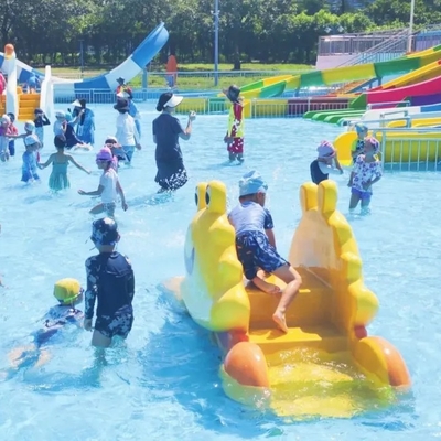 Estudio de viabilidad Parque acuático mariposa Parque acuático para niños Equipo de juegos acuáticos para salpicar agua
