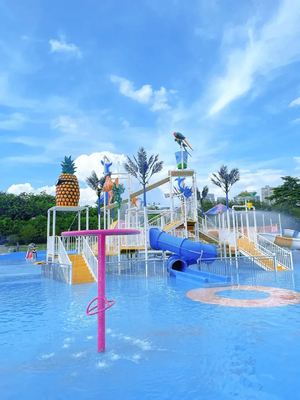 Parque acuático de elefantes Estudio de viabilidad Jardín acuático para niños Equipo de juegos acuáticos para salpicar agua