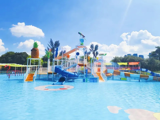 Parque acuático de elefantes Estudio de viabilidad Jardín acuático para niños Equipo de juegos acuáticos para salpicar agua