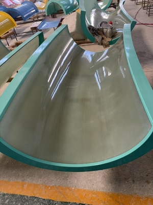 Toboganes de fibra de vidrio Aqua Aqua Loop Body para piscinas, equipos de parques acuáticos Vison
