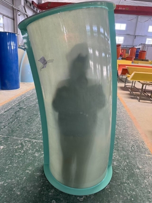 Diseño del equipo del parque acuático RTM Cuerpo de diapositivas de fibra de vidrio para piscinas Vison Parques acuáticos