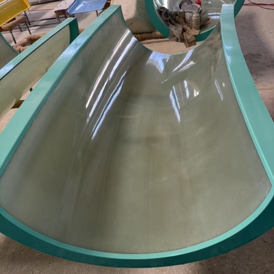 Diseño del equipo del parque acuático RTM Cuerpo de diapositivas de fibra de vidrio para piscinas Vison Parques acuáticos