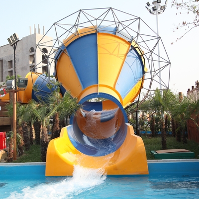 Parque comercial interior/al aire libre de los toboganes acuáticos de la fibra de vidrio de paseo medio del agua del tornado