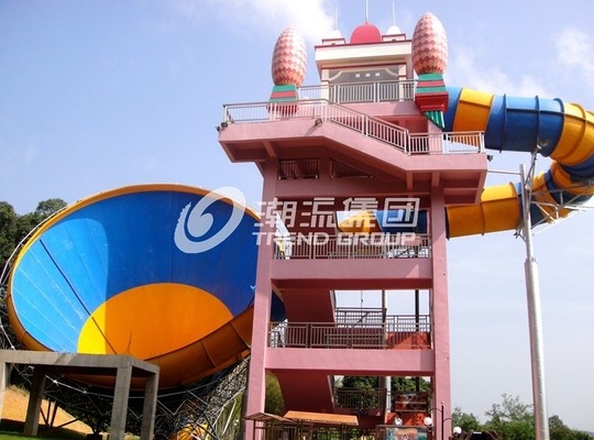 Los más nuevos toboganes acuáticos de la fibra de vidrio de la diversión del diseño para el parque del agua de la aventura en China