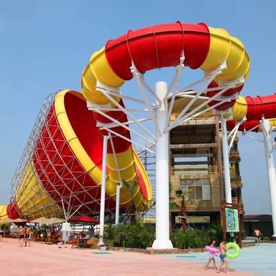 Tobogán acuático estupendo gigante divertido del tornado, jinetes de la capacidad 720 por la hora para el parque de la aguamarina