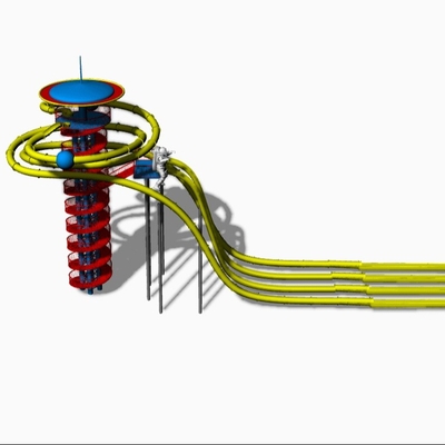 El tobogán acuático plástico adulto comercial del producto/de la fibra de vidrio del waterpark del combinantion resbala