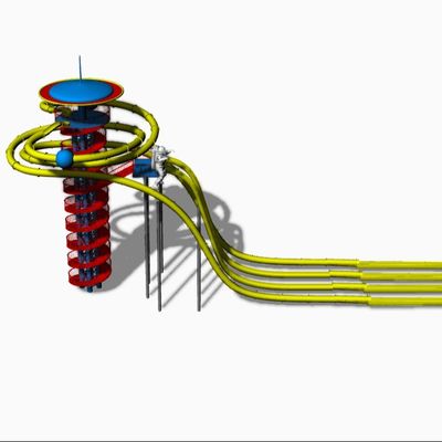 El tobogán acuático plástico adulto comercial del producto/de la fibra de vidrio del waterpark del combinantion resbala