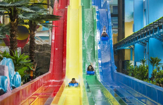 Waterslide de la fibra de vidrio para el centro turístico adulto del agua del día de fiesta del deporte acuático/modificado para requisitos particulares