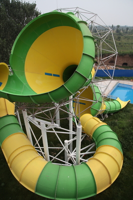 Jinetes divertidos/h de la capacidad 480 del valle de la rabieta de la altura el 16m de los toboganes acuáticos de la fibra de vidrio para el parque del agua