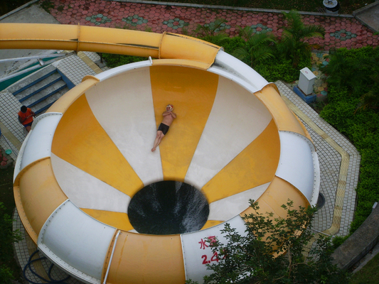 Tobogán acuático fácil del cuenco del espacio de los toboganes acuáticos de la fibra de vidrio de la instalación para el parque del agua