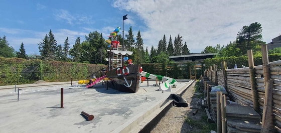 Fibra de vidrio Vison Parques acuáticos para botes Equipos para toboganes Parques anti-deslizamiento