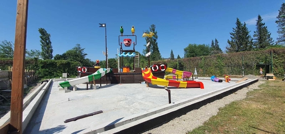Fábrica de Equipos de Parque Acuático y Toboganes de Fibra de Vidrio Personalizados