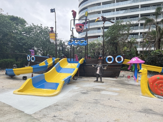 Fábrica de Equipos de Parque Acuático y Toboganes de Fibra de Vidrio Personalizados