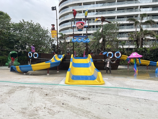 Fábrica de Equipos de Parque Acuático y Toboganes de Fibra de Vidrio Personalizados