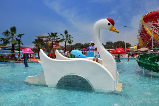 Outdoor Water Park Whales Cartoon Shape Kids Pool Whale Water Slides CE SGS VISON WATERPARKS