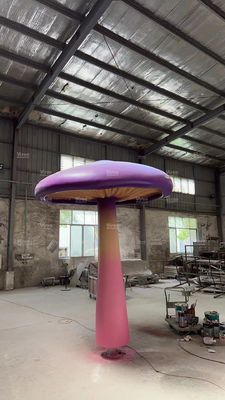 Fiberglass Vison Waterparks Playground Equipment Spray mushroom Aqua Play For Amusement Park Games