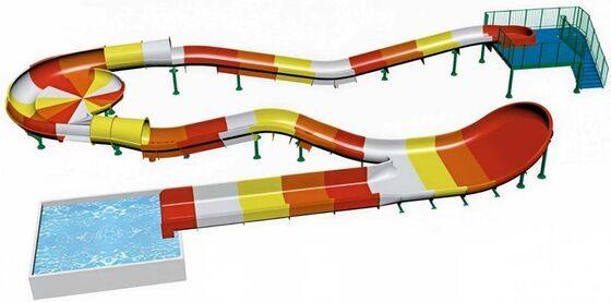 Tobogán Volador Dragón Padre-Hijo - Tobogán de balsa para 2 personas con plataforma baja de 1.98m y capacidad de 240 pasajeros/hora