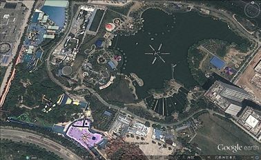 Proyecto en grande de Waterpark, parque temático ecológico del agua de la bahía de los emiratos