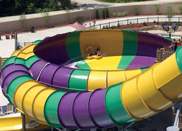 Toboganes acuáticos de la fibra de vidrio del parque de la aguamarina, Super Bowl de Waterpark de la altura del 19m para el parque del agua