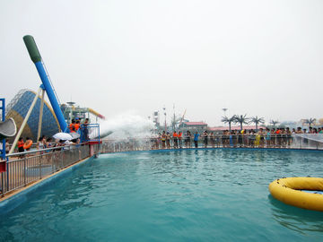 Toboganes acuáticos comerciales especiales de la fibra de vidrio del equipo del parque de la aguamarina para el adulto