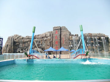 Toboganes acuáticos de la piscina de acero de la bola de cañón de la aduana el 12.5m para el equipo del parque del agua