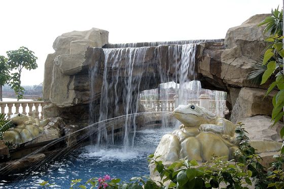 El equipo/la aguamarina perezosos del río del parque grande del agua juega el apoyo galvanizado parque del acero de carbono