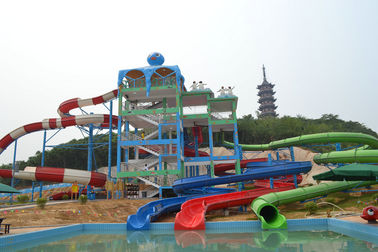 Proyecto de Waterpark de la diversión, diapositiva del parque del agua de Theming de los niños del equipo del parque del agua de Gaint