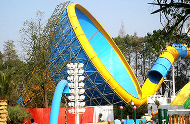 El mejor tobogán acuático de la fibra de vidrio de la diversión de la calidad del parque del agua de la aventura de la aguamarina