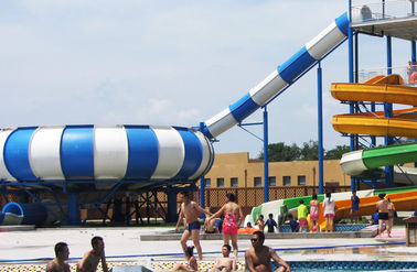 Toboganes acuáticos de la fibra de vidrio del parque de la aguamarina, Super Bowl de Waterpark de la altura del 19m para el parque del agua