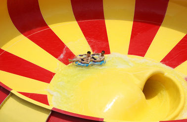Toboganes acuáticos de la fibra de vidrio del parque de la aguamarina, Super Bowl de Waterpark de la altura del 19m para el parque del agua