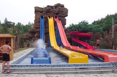 La diapositiva de alta velocidad/la diapositiva plástica del agua adulta para el parque del agua de la aventura/modificó el tobogán acuático para requisitos particulares