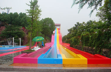 Paseos del parque del agua de la fibra de vidrio de la construcción del parque de la aguamarina para el adulto que compite con juegos