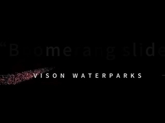 Deslizamientos acuáticos al aire libre, parque de diversiones Boomerang Deslizamiento acuático para 2 personas