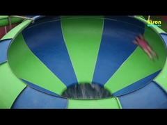 Fibra de vidrio Space Bowl tobogán para el parque temático