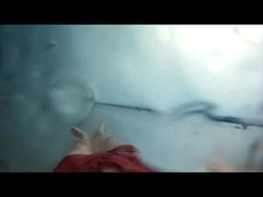 Emocionante tobogán parque acuático bucle acuático tobogán acuático de fibra de vidrio, altura de plataforma 16m